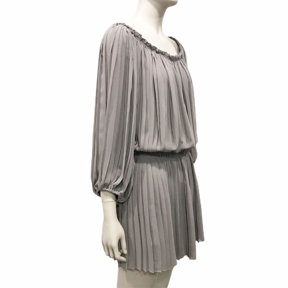 Max‎ Studio Pleated Scoop Off-the-shoulder dress S - Picture 4 of 7